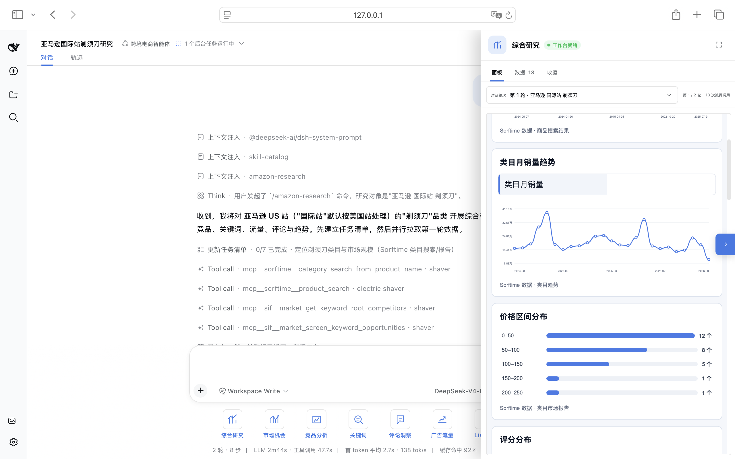 跨境电商综合研究界面